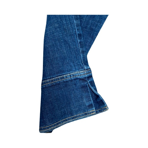 Simply Vera Vera Wang Womens Straight Cropped Jeans Size 6 Blue Dark Wash - Picture 5 of 12